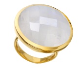 Round Facet Ring - Monica Vinader