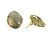 Small Nugget Stud Earrings - Monica Vinader