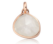 Siren Bezel Pendant - Monica Vinader